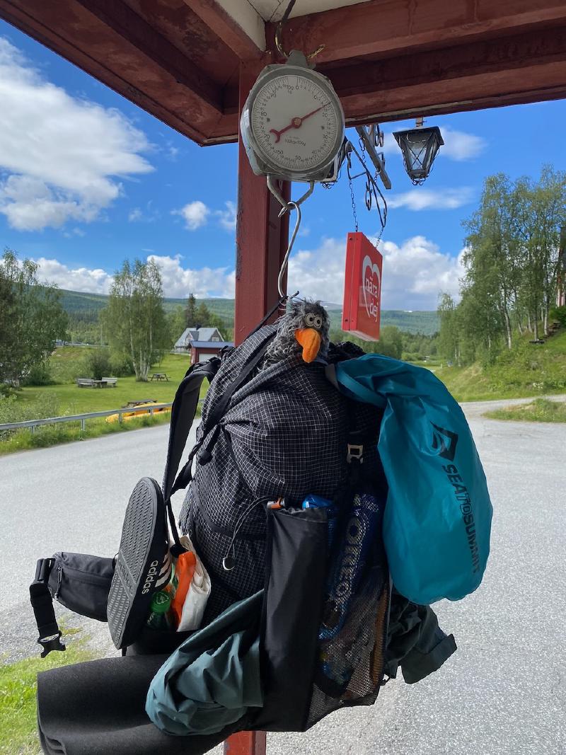 Rucksackgewicht 16 kg mit Emil